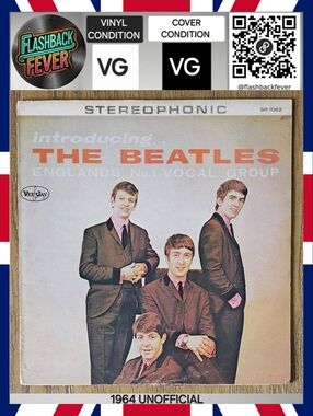 Introducing THE BEATLES•1964 US Stereo (#VJLP 1062) Vee Jay Records